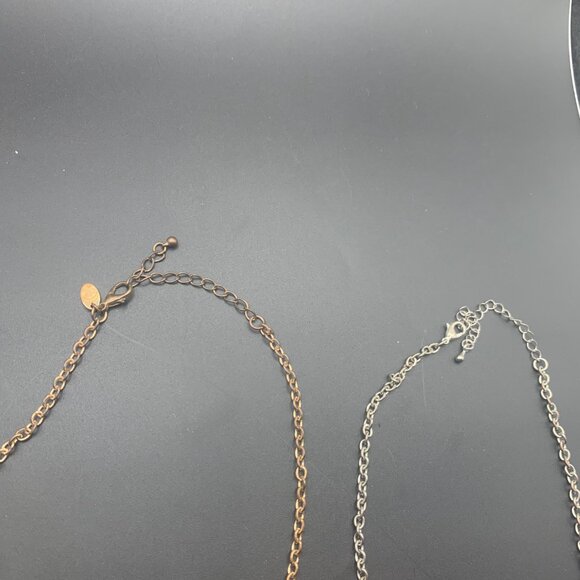 2ct Floral Pendant Collar Necklaces 20" by C SELLING AS IS - Picture 4 of 4